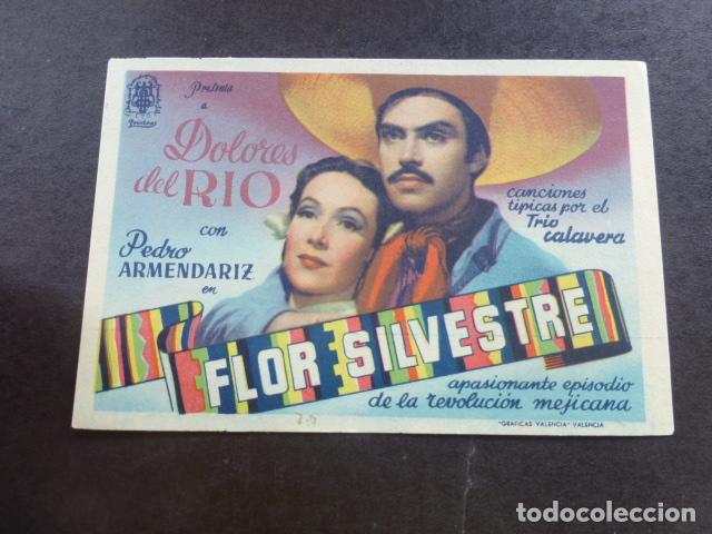 Cine: FLOR SILVESTRE PROGRAMA DE MANO SIN PUBLICIDAD - Foto 1