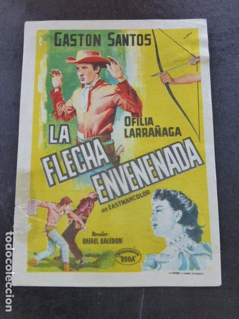 Cine: LA FLECHA ENVENENADA PROGRAMA DE MANO SIN PUBLICIDAD - Foto 1