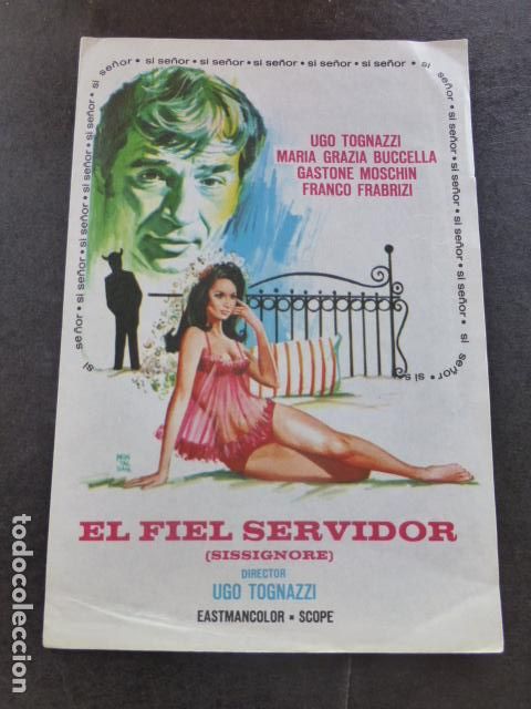 Cine: EL FIEL SERVIDOR PROGRAMA DE MANO SIN PUBLICIDAD - Foto 1