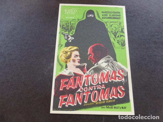 Cine: FANTOMAS CONTRA FANTOMAS PROGRAMA DE MANO SIN PUBLICIDAD - Foto 1