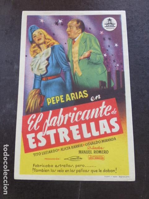 Cine: EL FABRICANTE DE ESTRELLAS PROGRAMA DE MANO SIN PUBLICIDAD - Foto 1