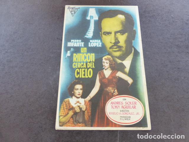 Cine: UN RINCON CERCA DEL CIELO PROGRAMA DE MANO SIN PUBLICIDAD - Foto 1
