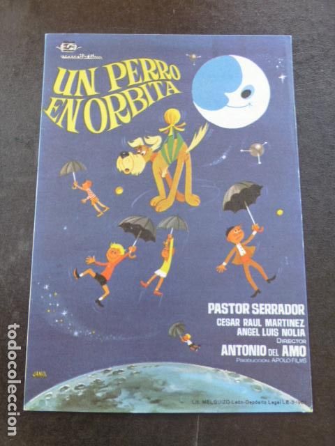 Cine: UN PERRO EN ORBITA PROGRAMA DE MANO SIN PUBLICIDAD - Foto 1