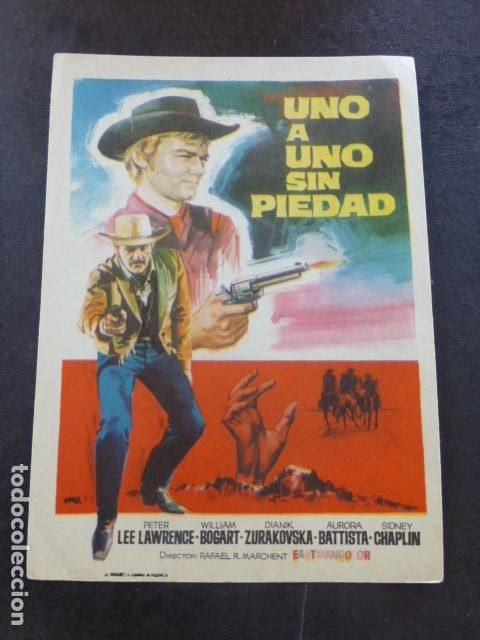 Cine: UNO A UNO SIN PIEDAD PROGRAMA DE MANO SIN PUBLICIDAD - Foto 1