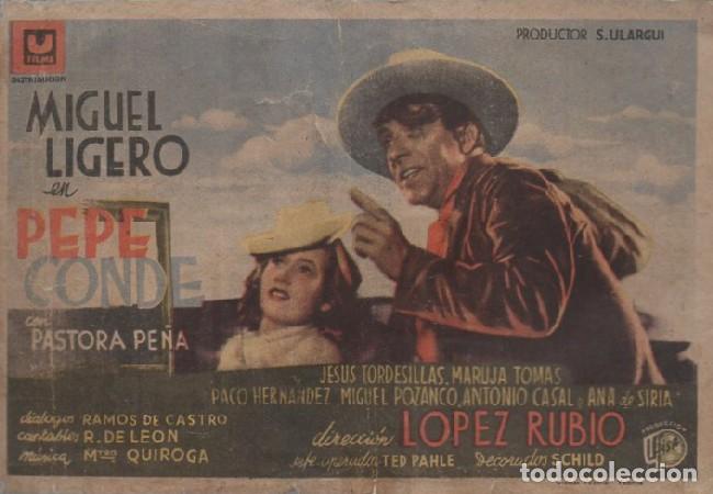 Cine: PROGRAMA DE CINE: PEPE CONDE PC-5960 - Foto 1