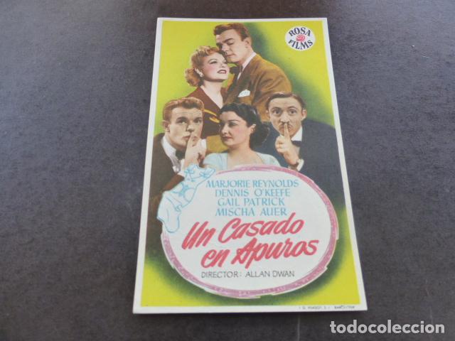 Cine: UN CASADO EN APUROS PROGRAMA DE MANO SIN PUBLICIDAD - Foto 1