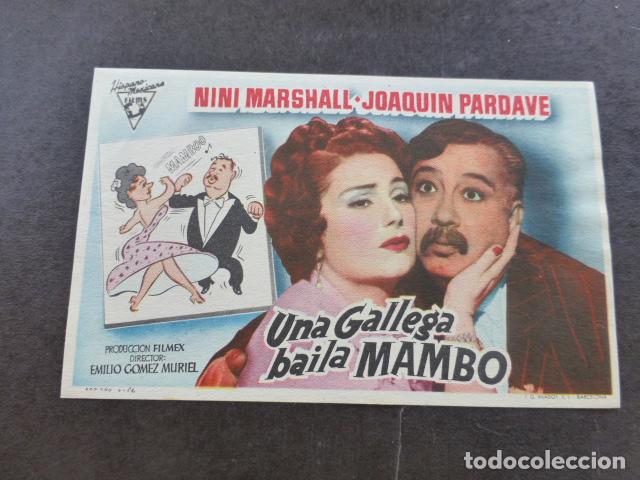 Cine: UNA GALLEGA BAILA MAMBO PROGRAMA DE MANO SIN PUBLICIDAD - Foto 1