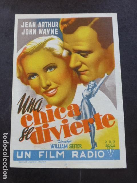 Cine: MI CHICA SE DIVIERTE PROGRAMA DE MANO SIN PUBLICIDAD - Foto 1