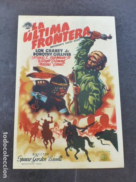 Cine: LA ULTIMA FRONTERA PROGRAMA DE MANO SIN PUBLICIDAD - Foto 1