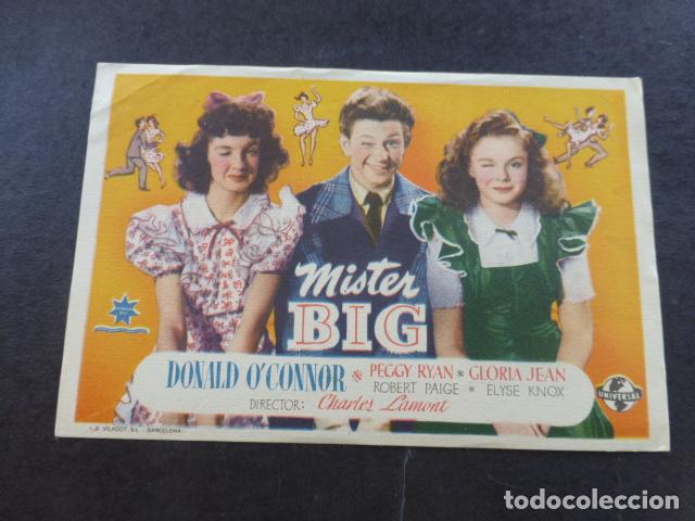 Cine: MISTER BIG PROGRAMA DE MANO SIN PUBLICIDAD - Foto 1