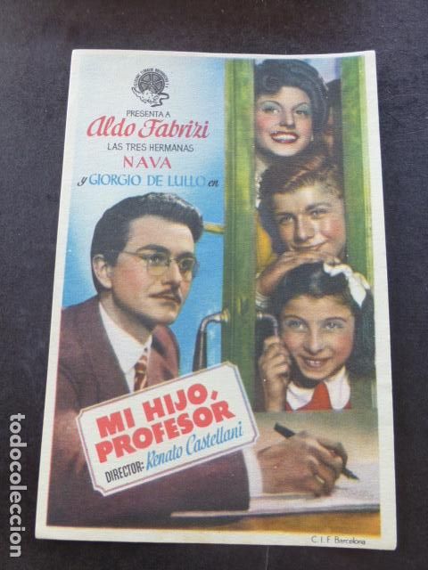 Cine: MI HIJO PROFESOR PROGRAMA DE MANO SIN PUBLICIDAD - Foto 1