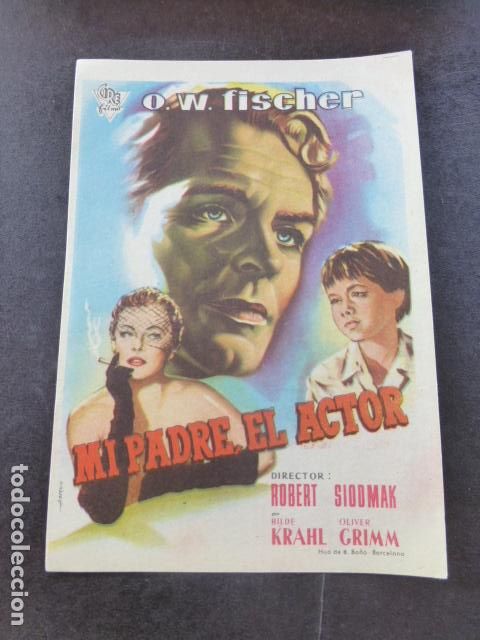 Cine: MI PADRE EL ACTOR PROGRAMA DE MANO SIN PUBLICIDAD - Foto 1