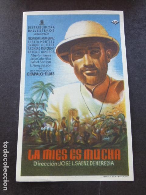 Cine: LA MIES ES MUCHA PROGRAMA DE MANO SIN PUBLICIDAD - Foto 1