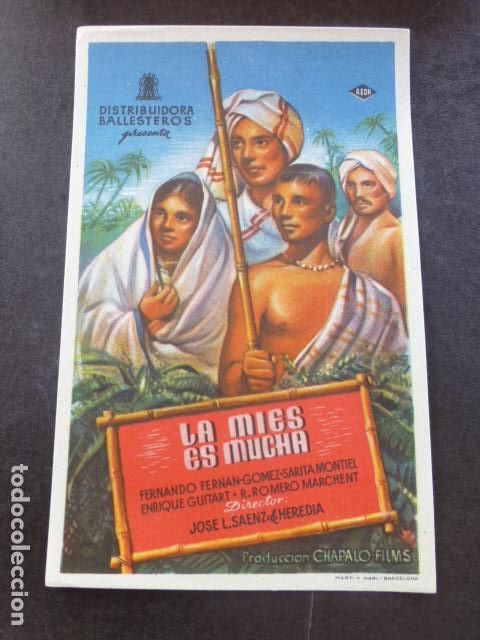 Cine: LA MIES ES MUCHA PROGRAMA DE MANO SIN PUBLICIDAD - Foto 1