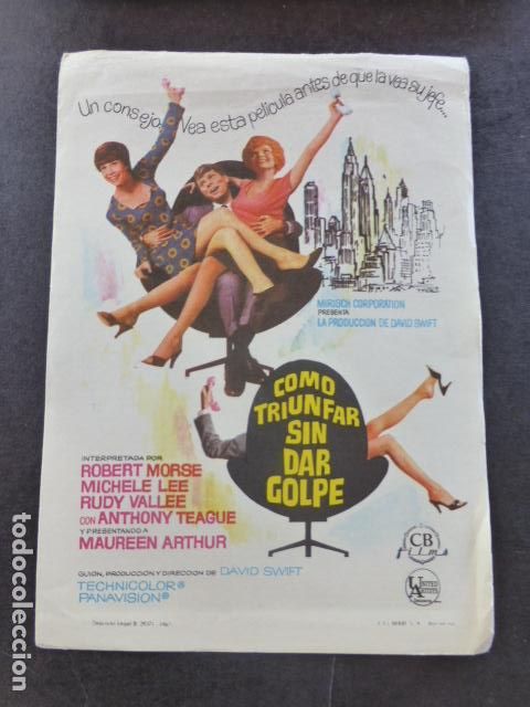 Cine: COMO TRIUNFAR SIN DAR UN GOLPE PROGRAMA DE MANO SIN PUBLICIDAD - Foto 1