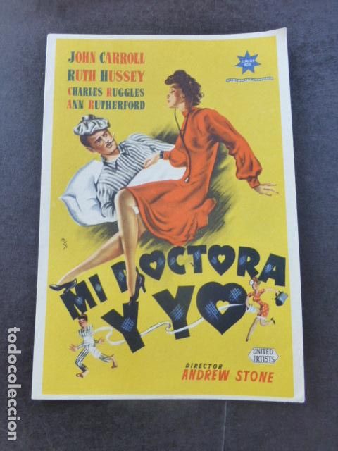 Cine: MI DOCTORA Y YO PROGRAMA DE MANO SIN PUBLICIDAD - Foto 1