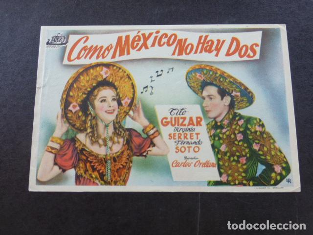 Cine: COMO MEXICO NO HAY DOS PROGRAMA DE MANO SIN PUBLICIDAD - Foto 1