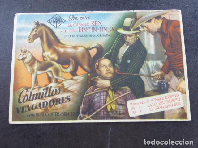 Cine: COLMILLOS VENGADORES PROGRAMA DE MANO SIN PUBLICIDAD - Foto 1