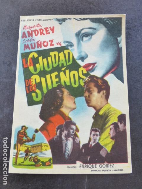 Cine: LA CIUDAD DE LOS SUE&Ntilde;OS PROGRAMA DE MANO SIN PUBLICIDAD - Foto 1