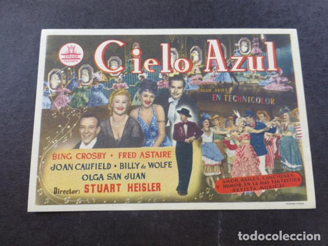 Cine: CIELO AZUL PROGRAMA DE MANO SIN PUBLICIDAD - Foto 1
