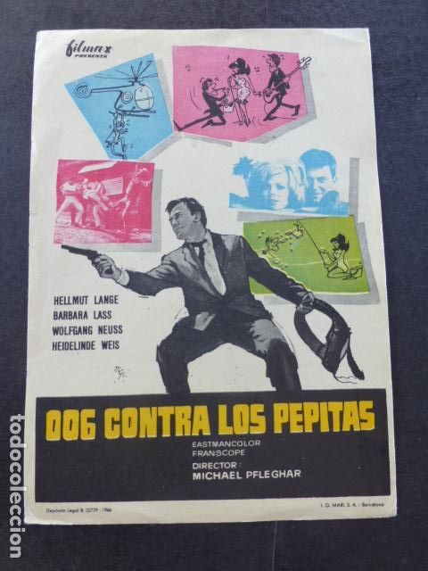 Cine: DOG CONTRA LAS PEPITAS PROGRAMA DE MANO SIN PUBLICIDAD - Foto 1