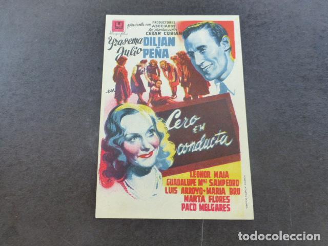 Cine: CERO EN CONDUCTA PROGRAMA DE MANO SIN PUBLICIDAD - Foto 1