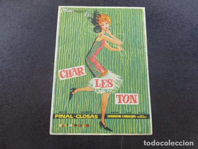 Cine: CHARLESTON PROGRAMA DE MANO SIN PUBLICIDAD - Foto 1