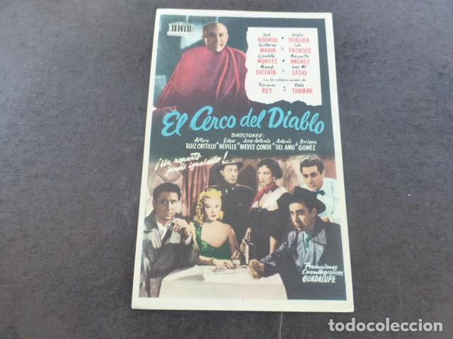 Cine: EL CERCO DEL DIABLO PROGRAMA DE MANO SIN PUBLICIDAD - Foto 1