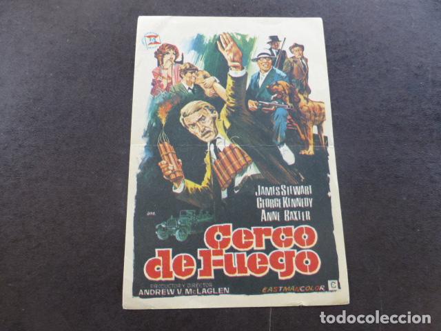 Cine: CERCO DE FUEGO PROGRAMA DE MANO SIN PUBLICIDAD - Foto 1