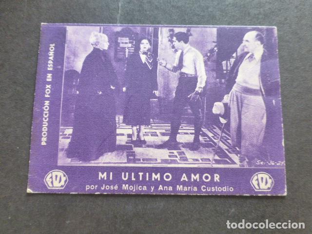 Cine: MI ULTIMO AMOR PROGRAMA DE MANO SIN PUBLICIDAD - Foto 1