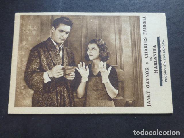 Cine: MARIANITA PROGRAMA DE MANO SIN PUBLICIDAD POSTAL - Foto 1