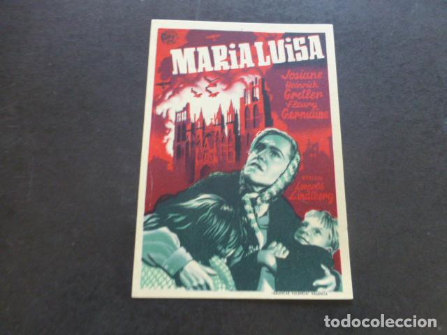 Cine: MARIA LUISA PROGRAMA DE MANO SIN PUBLICIDAD - Foto 1
