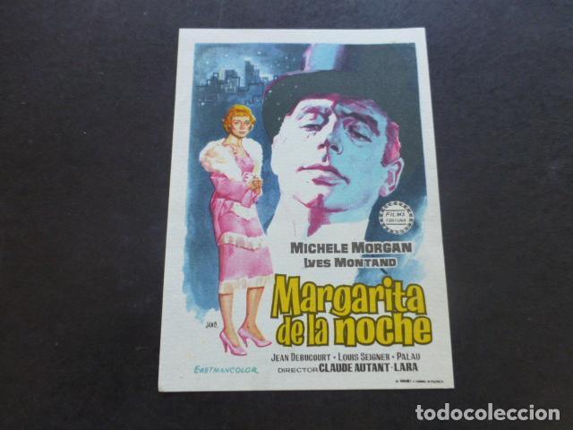Cine: MARGARITA DE LA NOCHE PROGRAMA DE MANO SIN PUBLICIDAD - Foto 1