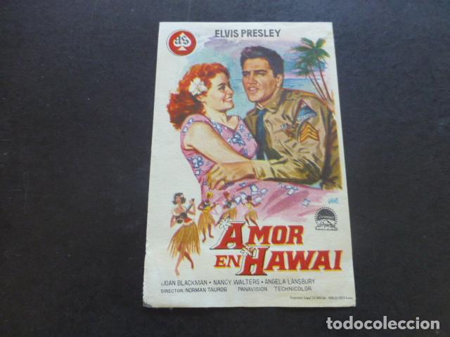 Cine: AMOR EN HAWAI PROGRAMA DE MANO SIN PUBLICIDAD - Foto 1
