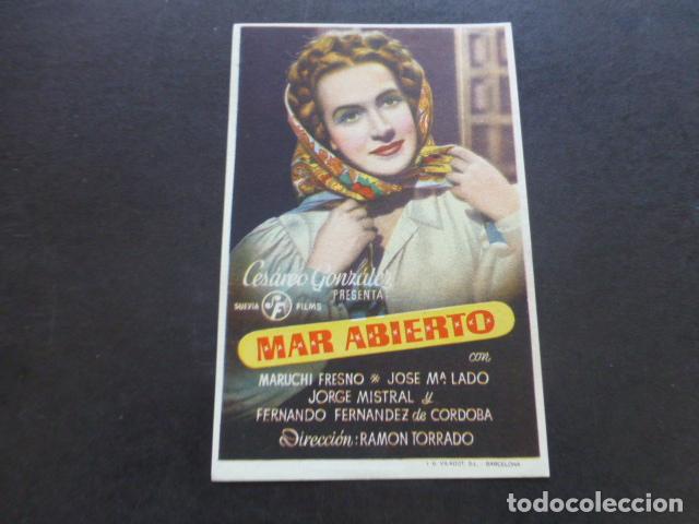 Cine: MAR ABIERTO PROGRAMA DE MANO SIN PUBLICIDAD - Foto 1