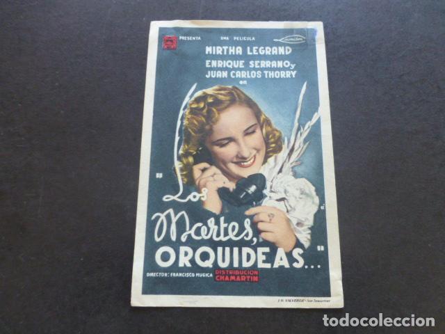 Cine: MARTES ORQUIDEAS PROGRAMA DE MANO SIN PUBLICIDAD - Foto 1