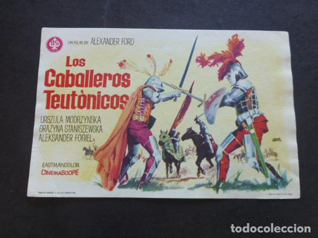 Cine: LOS CABALLEROS TEUTONICOS PROGRAMA DE MANO SIN PUBLICIDAD - Foto 1