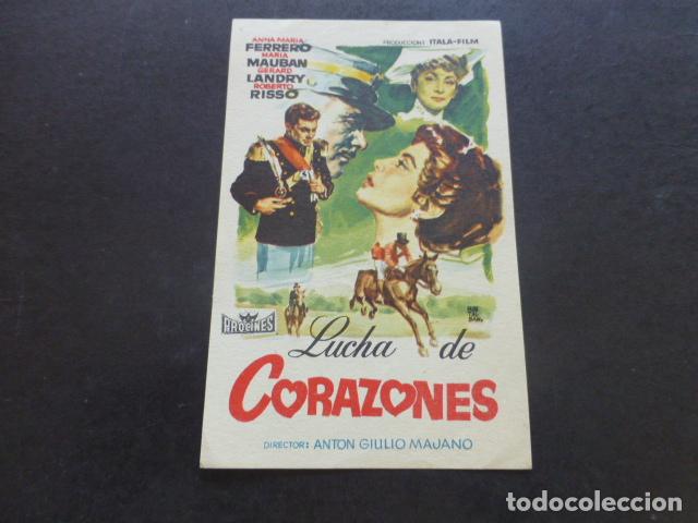 Cine: LUCHA DE CORAZONES PROGRAMA DE MANO SIN PUBLICIDAD - Foto 1