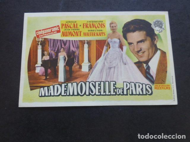 Cine: MADEMOISELLE DE PARIS PROGRAMA DE MANO SIN PUBLICIDAD - Foto 1
