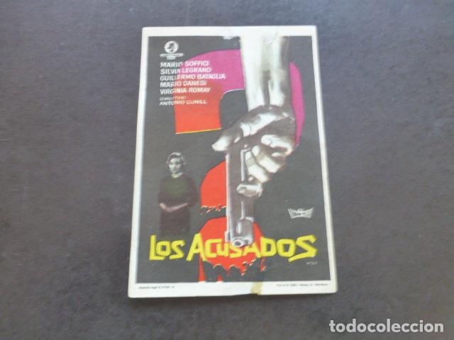 Cine: LOS ACUSADOS PROGRAMA DE MANO SIN PUBLICIDAD - Foto 1