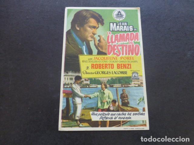 Cine: LA LLAMADA DEL DESTINO PROGRAMA DE MANO SIN PUBLICIDAD - Foto 1