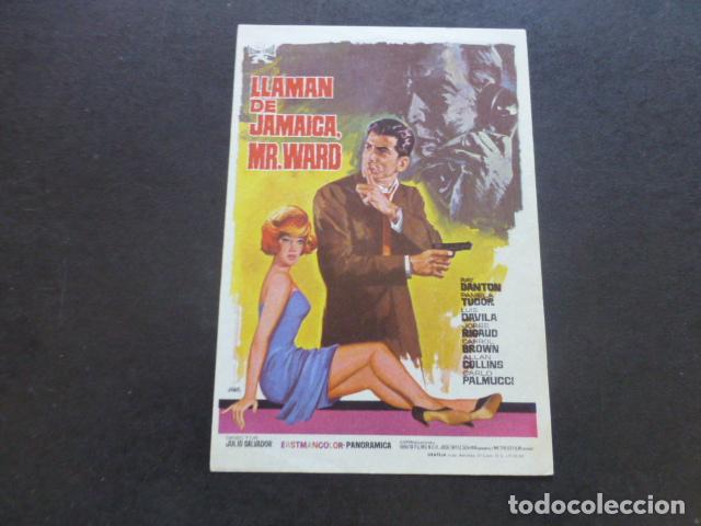Cine: LLAMAN DE JAMAICA MR. WARD PROGRAMA DE MANO SIN PUBLICIDAD - Foto 1