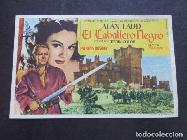 Cine: EL CABALLERO NEGRO PROGRAMA DE MANO SIN PUBLICIDA - Foto 1