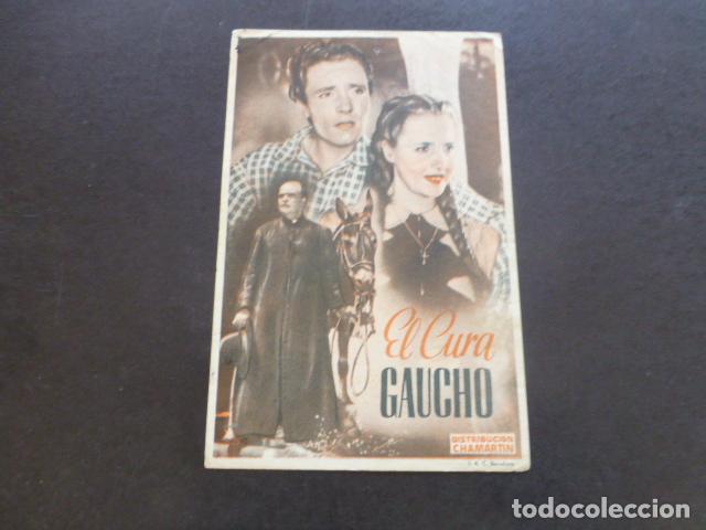 Cine: EL CURA GAUCHO PROGRAMA DE MANO SIN PUBLICIDA - Foto 1