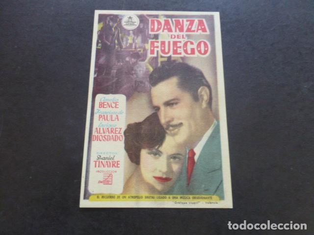 Cine: DANZA DEL FUEGO PROGRAMA DE MANO SIN PUBLICIDA - Foto 1
