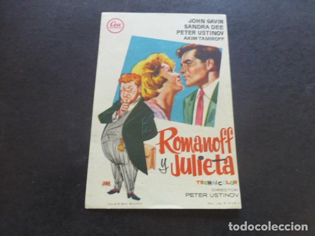 Cine: ROMANOFF Y JULIETA PROGRAMA DE MANO SIN PUBLICIDAD - Foto 1