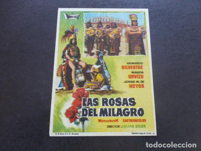 Cine: LAS ROSAS DEL MILAGRO PROGRAMA DE MANO SIN PUBLICIDAD - Foto 1