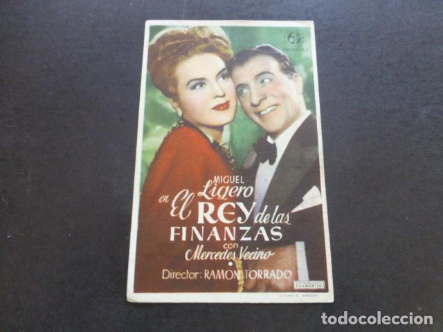 Cine: EL REY DE LAS FINANZAS PROGRAMA DE MANO SIN PUBLICIDAD - Foto 1