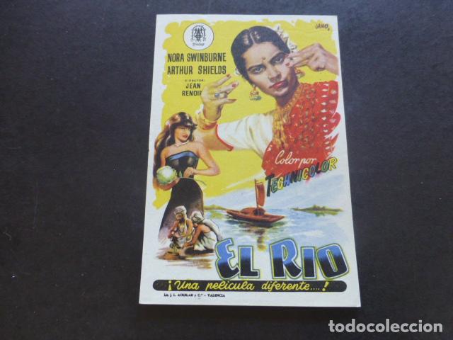 Cine: EL RIO PROGRAMA DE MANO SIN PUBLICIDAD - Foto 1