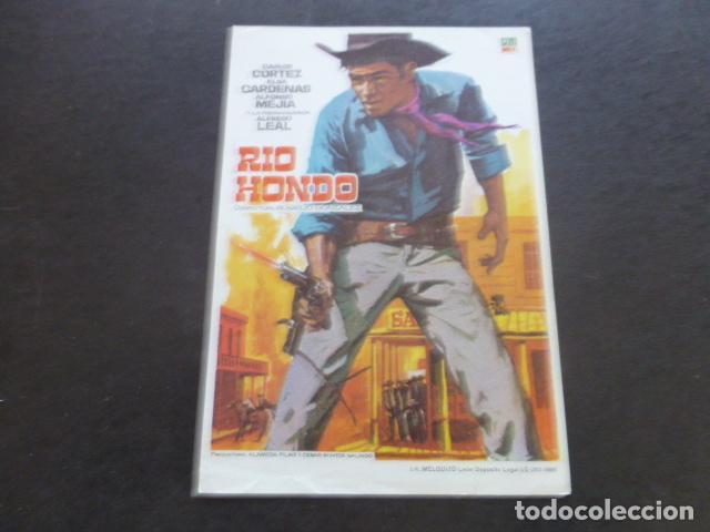 Cine: RIO HONDO PROGRAMA DE MANO SIN PUBLICIDAD - Foto 1